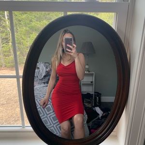 FOREVER21 (NWOT) Red Slip Dress size Small